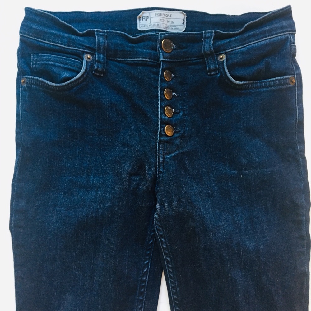 Free People High-Waisted Skinny Jeans